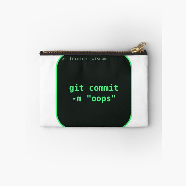 Item preview, Git Commit M Oops Funny Tech Sticker designed and sold by byork215.