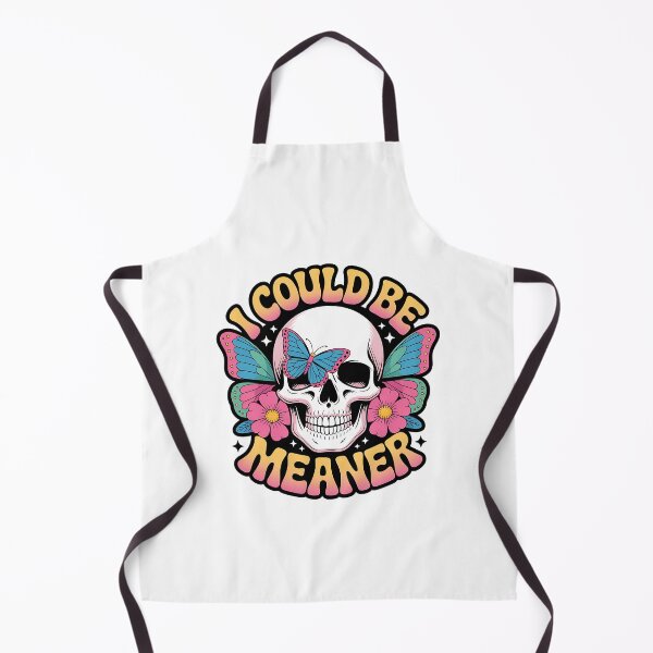 Item preview, I Could Be Meaner Skull designed and sold by sazuii.