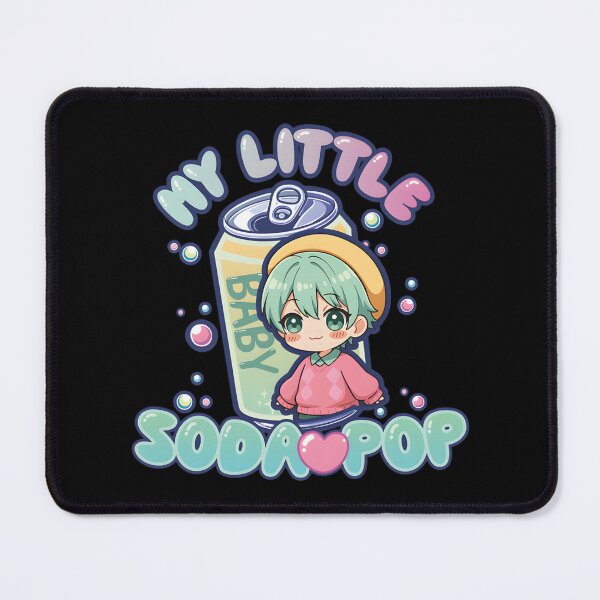 Item preview, Cute Baby and Soda Pop Illustration Design for Kids and Families designed and sold by SilvertheHOX.
