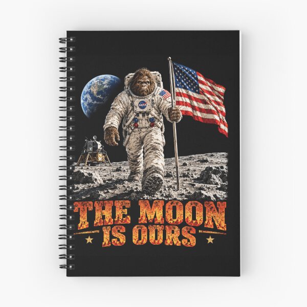 Item preview, moon landing astronaut ape with american flag artwork designed and sold by anapldv.
