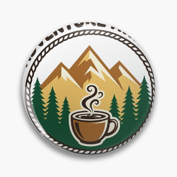 Item preview, Adventure Awaits After Coffee Funny Camping Mug T-Shirt designed and sold by ApparelOutpost.