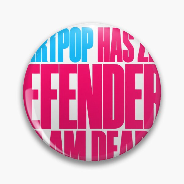 Item preview, Blue ARTPOP Defender Quote Sticker designed and sold by AspectFlora.