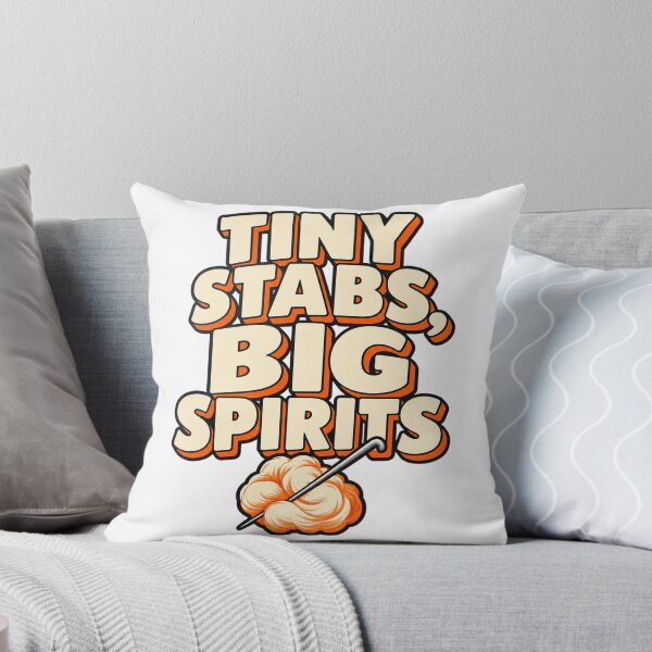 Item preview, Tiny Stabs Big Spirits Funny Needle Felting Gift designed and sold by UrbanCanvvas.