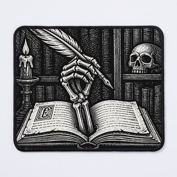 Item preview, Skeleton Reader - Dark Academia designed and sold by Art-Arcade6.