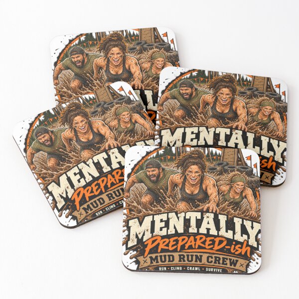 Item preview, Mentally Prepared-ish Mud Run Crew Premium T-Shirt designed and sold by omar ousalah.