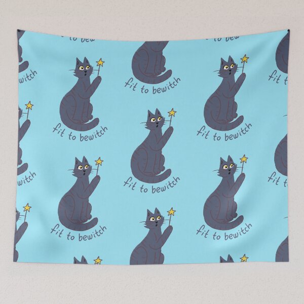Item preview, Fit to Bewitch Russian Blue Cat designed and sold by DanuskaArt.
