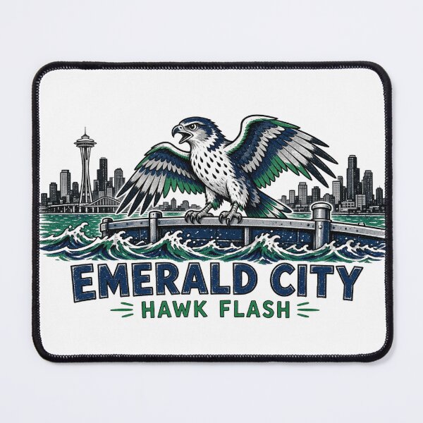 Item preview, Emerald City Hawk Flash designed and sold by PhillySportz.