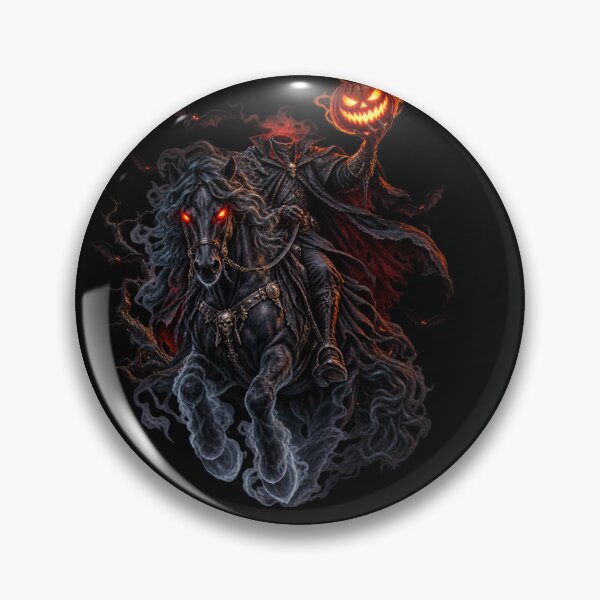 Item preview, Haunted Pumpkin King – Dark Halloween Horror designed and sold by aliyehc.