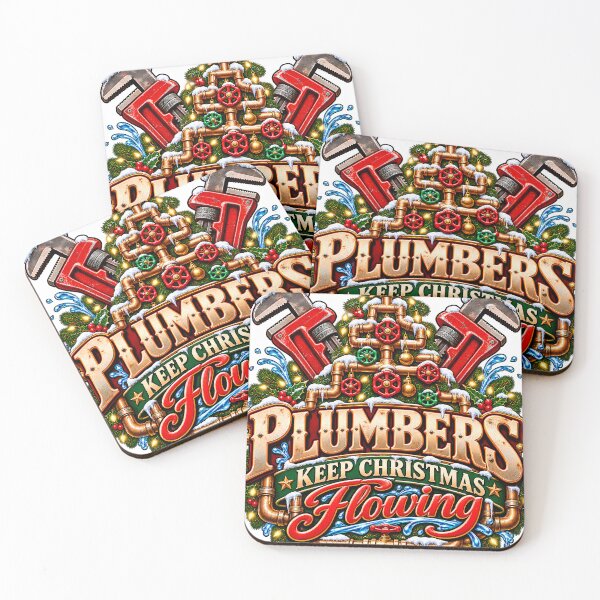 Item preview, Plumbers Keep Christmas Flowing Plumber Christmas designed and sold by 198tees.