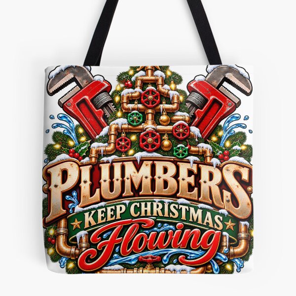Item preview, Plumbers Keep Christmas Flowing Plumber Christmas designed and sold by 198tees.