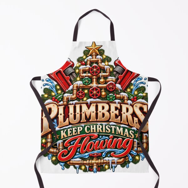 Item preview, Plumbers Keep Christmas Flowing Plumber Christmas designed and sold by 198tees.