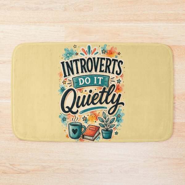 Item preview, Introverts Do It Quietly designed and sold by MarselArt.