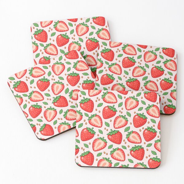 Item preview, Cute Strawberry Fruit designed and sold by mycute-stickers.