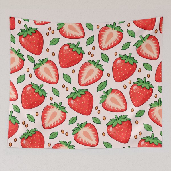 Item preview, Cute Strawberry Fruit designed and sold by mycute-stickers.