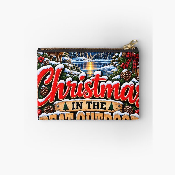 Item preview, Christmas In The Great Outdoors Hunting And Nature designed and sold by 198tees.