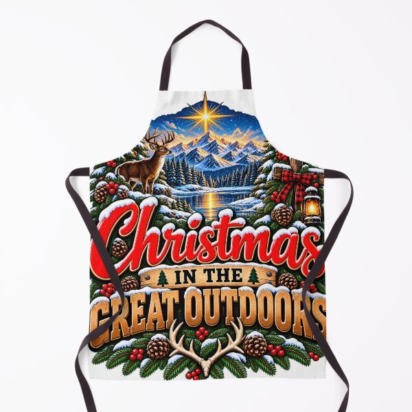 Item preview, Christmas In The Great Outdoors Hunting And Nature designed and sold by 198tees.