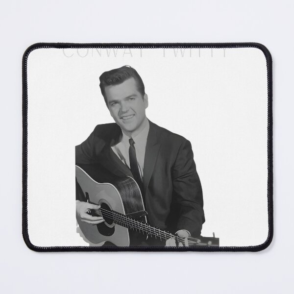 Item preview, Conway Twitty Inspired Vintage Music Legend Illustration designed and sold by ShadowFrost3167.