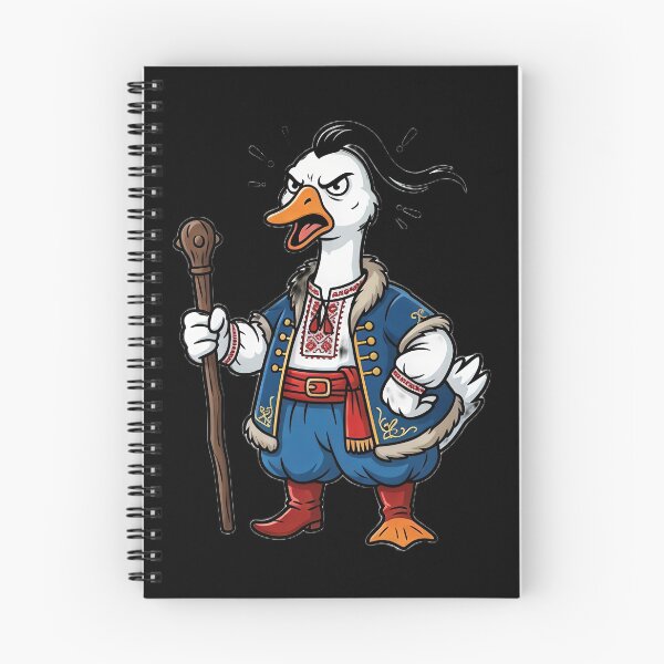 Item preview, Angry Cossack Goose Funny Ukrainian Meme designed and sold by ValhallaHub.