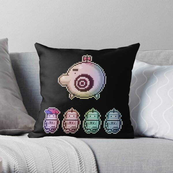 Time Traveleing Soulbots Throw Pillow