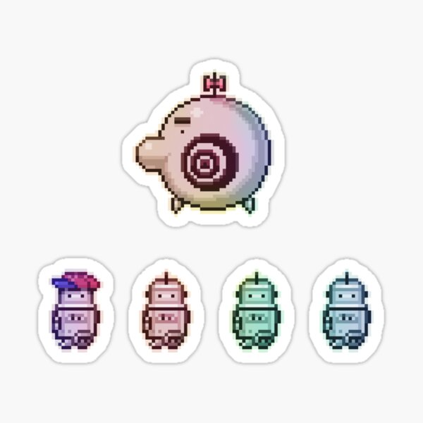 Time Traveleing Soulbots Sticker