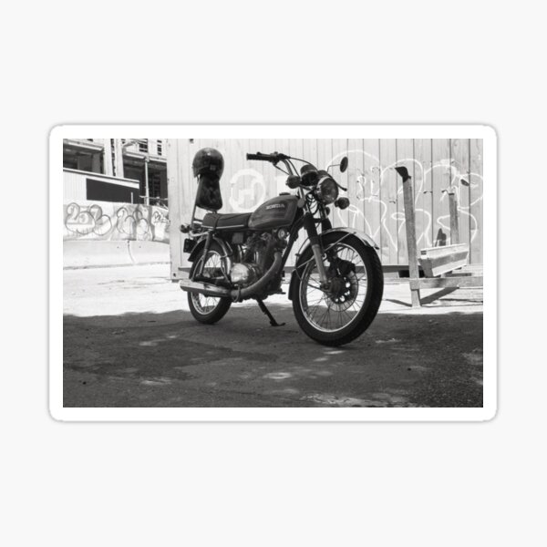 Vintage Honda Motorcycle Sticker