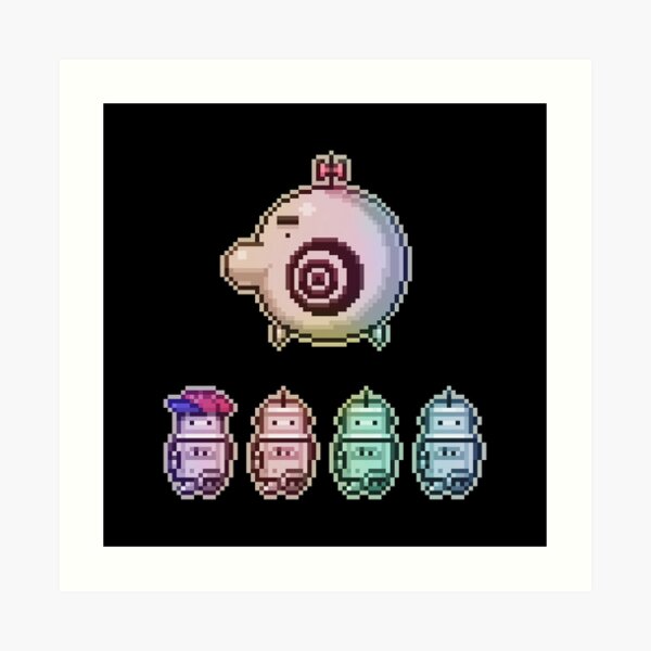 Time Traveleing Soulbots Art Print