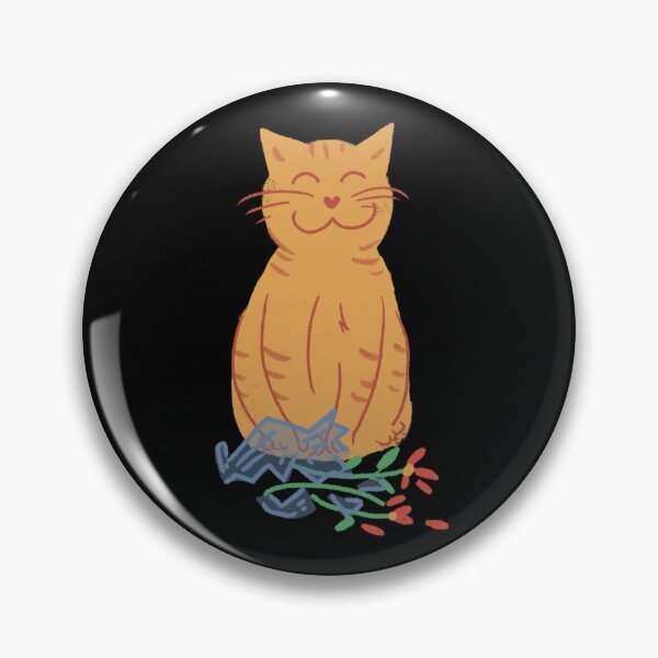 Item preview, Good Luck Orange Cat  designed and sold by DanuskaArt.