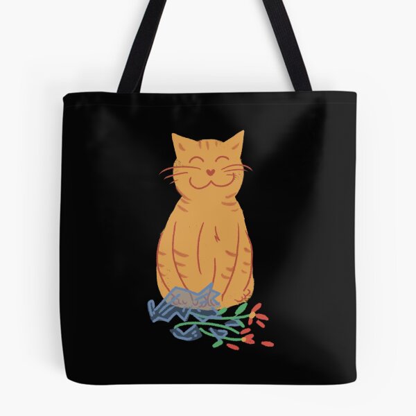 Item preview, Good Luck Orange Cat  designed and sold by DanuskaArt.