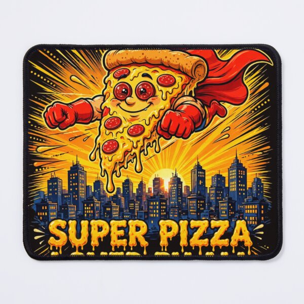 Item preview, Super Pizza Superhero Flying Cartoon - Loved By All designed and sold by Ibrahimhema5.