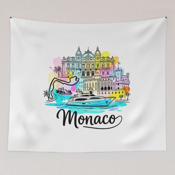 Item preview, Monaco Travel Art - French Riviera designed and sold by EdwinkOne.