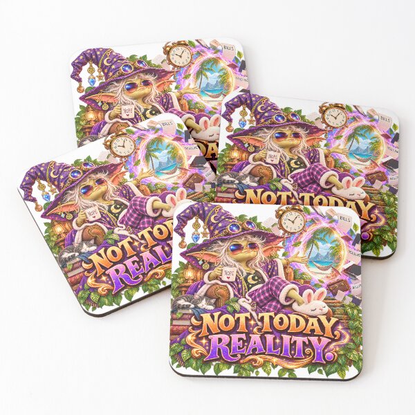 Item preview, Not Today, Reality. Funny Fantasy Wizard designed and sold by Epic Serenity.