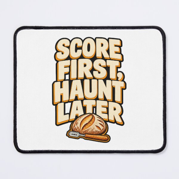 Item preview, Score First Haunt Later Funny Sourdough Baker designed and sold by UrbanCanvvas.