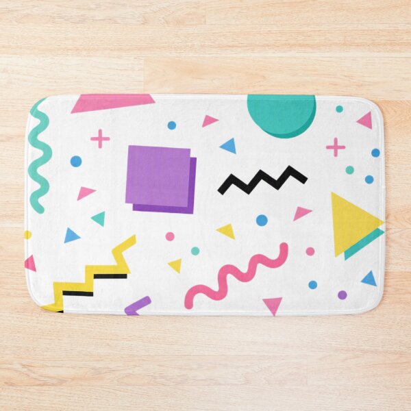 Item preview, 80s Retro Memphis Abstract Geometric Pattern designed and sold by RetroWaveDesign.