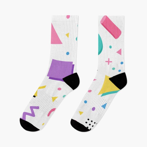 Item preview, 80s Retro Memphis Abstract Geometric Pattern designed and sold by RetroWaveDesign.