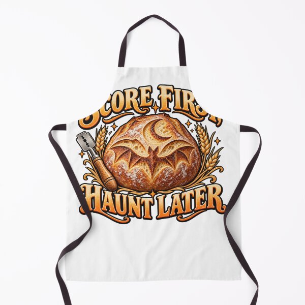 Item preview, Score First Haunt Later Bat Sourdough Art designed and sold by UrbanCanvvas.