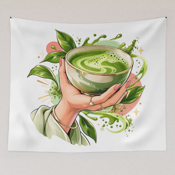 Artikelvorschau, Matcha Girl – Ästhetisches Design für Grüntee-Liebhaberinnen entworfen und verkauft von RDproject.