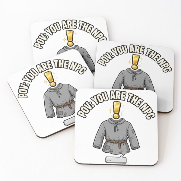 Item preview, POV You Are the NPC Funny Gamer Quest Halloween T-Shirt designed and sold by ApparelOutpost.