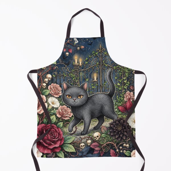 Item preview, Gothic Black Cat Garden designed and sold by Iampoji.