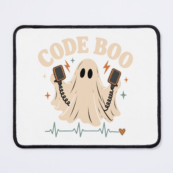 Item preview, Code Boo Ghost Defibrillator Nurse Halloween designed and sold by CreativeBrains7.
