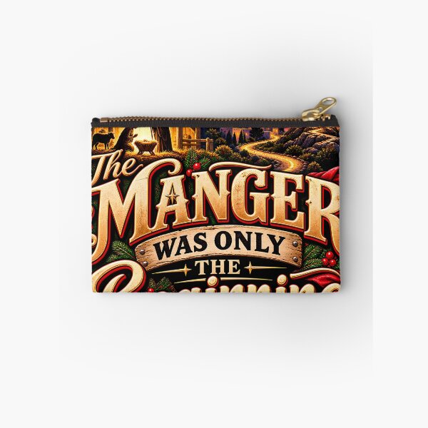 Item preview, The Manger Was Only The Beginning Christian Christmas designed and sold by 198tees.