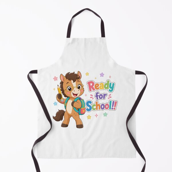 Item preview, Cute Horse Ready For School Back To School designed and sold by MajaDesign07Art.