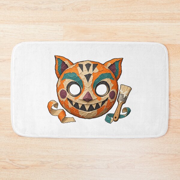 Item preview, Halloween Papier Mache Mask Maker Folk Monster Art designed and sold by UrbanCanvvas.