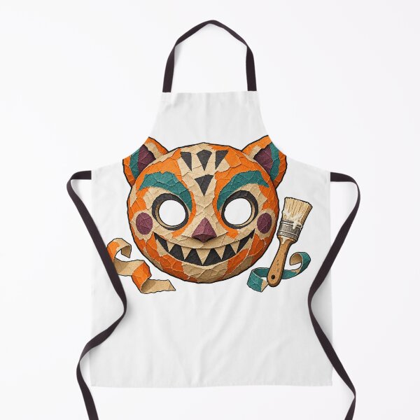 Item preview, Halloween Papier Mache Mask Maker Folk Monster Art designed and sold by UrbanCanvvas.