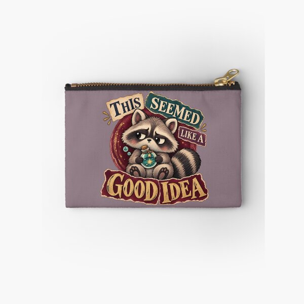 Item preview, This Seemed Like a Good Idea – Suspicious Raccoon Potion Illustration designed and sold by  MAD's Recreation Studio.