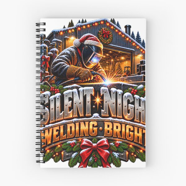 Item preview, Silent Night Welding Bright Welder Christmas designed and sold by 198tees.