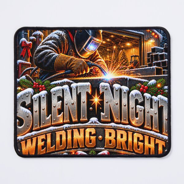 Item preview, Silent Night Welding Bright Welder Christmas designed and sold by 198tees.