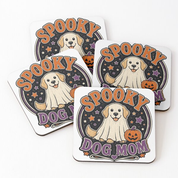 Item preview, Spooky Dog Mom Halloween Ghost Dog Design designed and sold by yahya tougui.