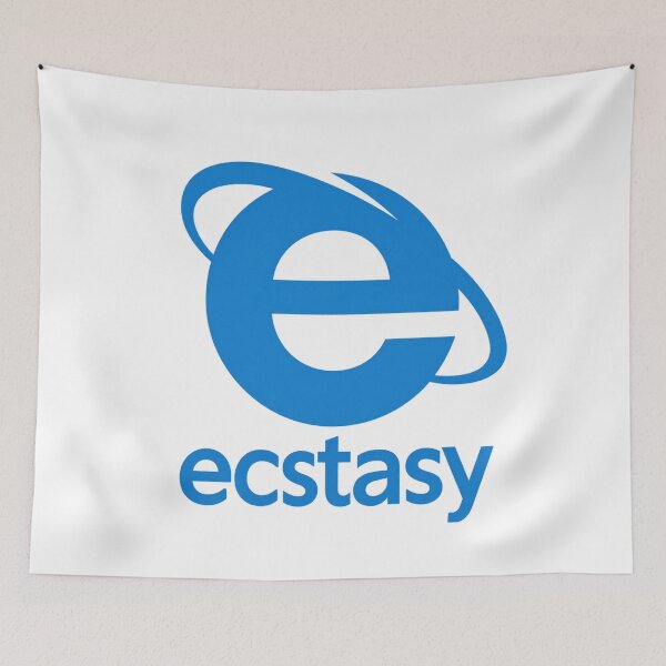 Item preview, Internet Explorer Ecstasy Logo Parody Graphic designed and sold by henrgl.