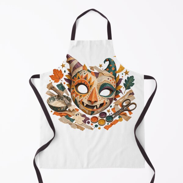 Item preview, Decorative Papier Mache Halloween Mask Workshop Art designed and sold by UrbanCanvvas.