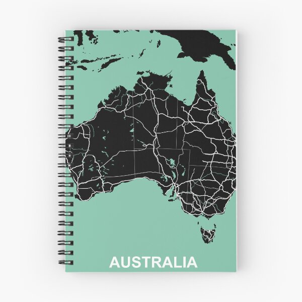 Item preview, Australia Map Oceania designed and sold by MapsByLeo.